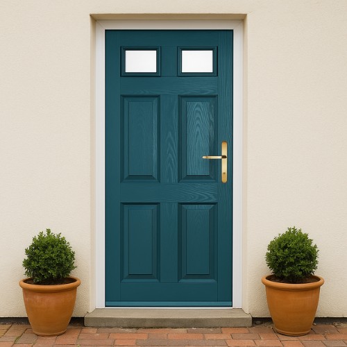 Peacock Blue composite door Tenby 2